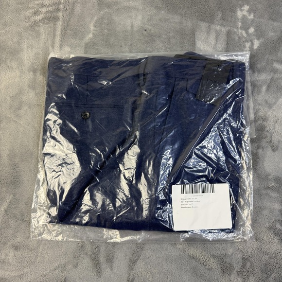 Bonobos Pants Mens 36x37 Heather Navy Slim Fit Italian Wool Dress Trousers‎ - Picture 2 of 16